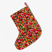 Grande Chaussette De Noël Points de fête 2-Noël (Dos (Accrochage))