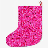 Grande Chaussette De Noël Points de fête 9-Noël Stocking (Dos)