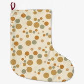 Grande Chaussette De Noël points modelés (Devant)