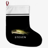Poisson de basse à grande bouche Nom personnalisé