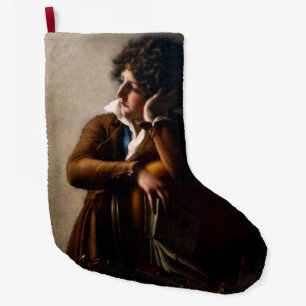 Grande Chaussette De Noël Portrait de Benoît-Agnes Trioson