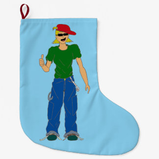 Grande Chaussette De Noël pouce haut