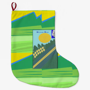 Grande Chaussette De Noël Poulailler