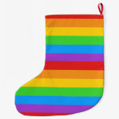 Grande Chaussette De Noël Pride Cheer : Arc en ciel (Dos)