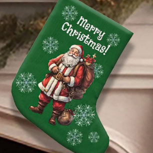 Grande Chaussette De Noël Prise en charge de Noël du Père Noël personnalisab
