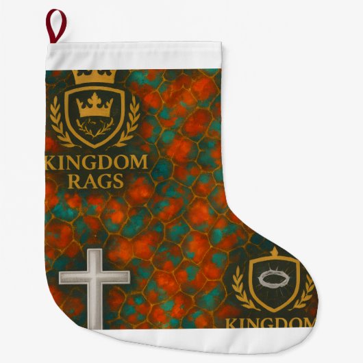 Grande Chaussette De Noël Promote Your Party  (Devant)