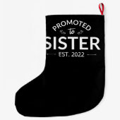 Grande Chaussette De Noël Promu À Soeur Est. 2022 II (Dos)