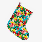 Grande Chaussette De Noël Puissance des filles (Devant (Accrochage))