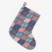 Grande Chaussette De Noël Quatrefoil (Devant (Accrochage))