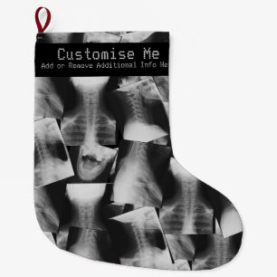 Grande Chaussette De Noël Radiographié (original)