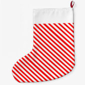 Grande Chaussette De Noël Rayures (Dos)