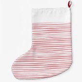 Grande Chaussette De Noël Rayures (Dos)