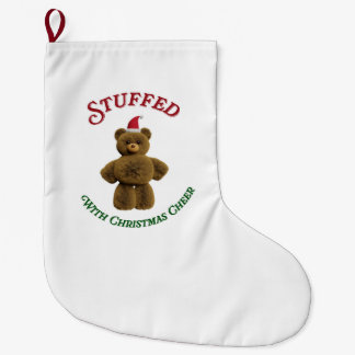 Grande Chaussette De Noël Rempli de Joie de Noël