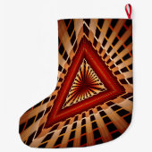 Grande Chaussette De Noël Réseau d'Imaginaires 3D Conception graphique fract (Dos)