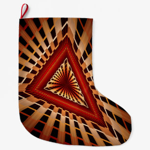 Grande Chaussette De Noël Réseau Fantastique 3D Moderne de Conception Graphi