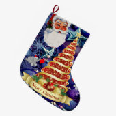 Grande Chaussette De Noël Réservation de Noël, Père Noël (Devant (Accrochage))