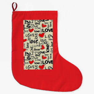 Grande Chaussette De Noël Réservoir artisanal de Noël - Festive Holiday D