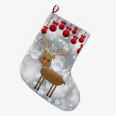 Grande Chaussette De Noël Réservoir de Noël, Rennes (Devant (Accrochage))
