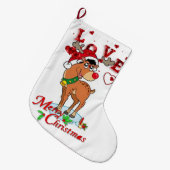 Grande Chaussette De Noël Réservoir de Noël, Rennes (Devant (Accrochage))