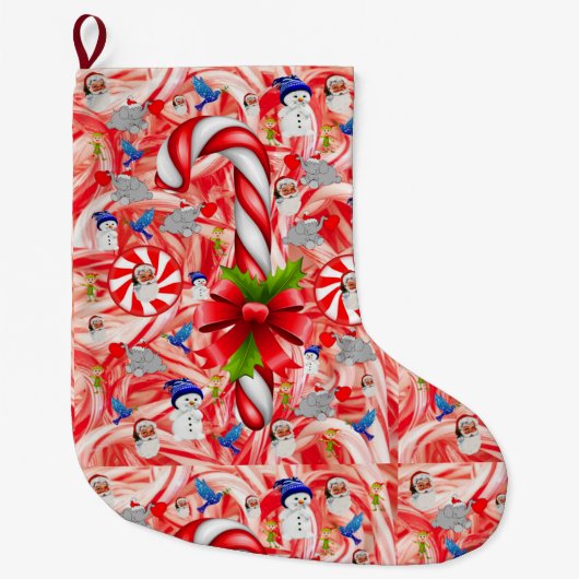Grande Chaussette De Noël Réservoir de Noël, Sucre de canne (Devant)