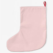 Grande Chaussette De Noël Rose de Fille (Dos)