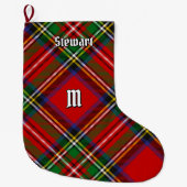 Grande Chaussette De Noël Royal Stewart Tartan (Devant)