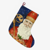 Grande Chaussette De Noël Saint Nicolas (Devant (Accrochage))