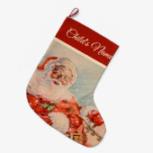 Grande Chaussette De Noël Santas (Devant (Accrochage))