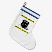 Grande Chaussette De Noël Scène du crime de police (Devant (Accrochage))