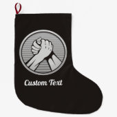 Grande Chaussette De Noël Silver (Devant)