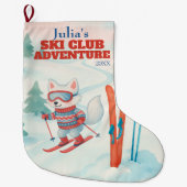 Grande Chaussette De Noël Ski Club Adventure Baby Arctic Fox (Devant)