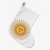 Grande Chaussette De Noël Soleil argentin (Devant (Accrochage))