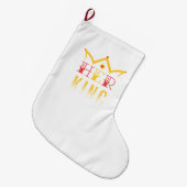 Grande Chaussette De Noël Son Roi (Devant (Accrochage))