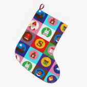 Grande Chaussette De Noël st nicholas Zwarte Piet (Devant (Accrochage))