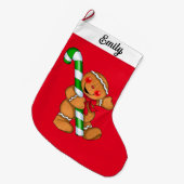 Grande Chaussette De Noël Stockage de Noël (Devant (Accrochage))