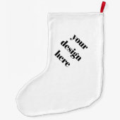 Grande Chaussette De Noël Stockage de Noël (Dos)