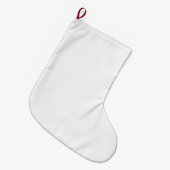 Grande Chaussette De Noël Stockage de Noël (Devant (Accrochage))