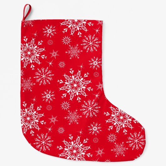 Grande Chaussette De Noël Stockage de Noël (Devant)