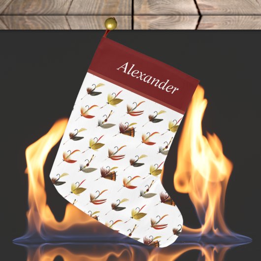 Grande Chaussette De Noël Stockage de Noël