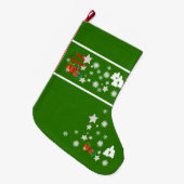 Grande Chaussette De Noël Stockage de Noël (Devant (Accrochage))