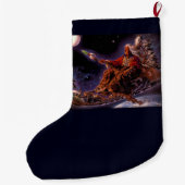 Grande Chaussette De Noël stockage de noël aux états-unis (Dos)