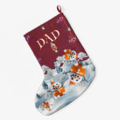 Grande Chaussette De Noël Stockage WHIMSIGOTH (Dos (Accrochage))