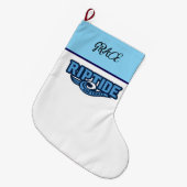 Grande Chaussette De Noël Stocking (blanc) (Devant (Accrochage))