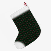 Grande Chaussette De Noël Stocking de l'orignal Stocking de Noël Personnalis (Dos (Accrochage))