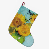 Grande Chaussette De Noël Sunflowers Vincent van Gogh (Devant (Accrochage))