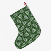 Grande Chaussette De Noël Sweat de vacances vert (Dos (Accrochage))