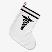 Grande Chaussette De Noël Symbole Médicale (Devant (Accrochage))