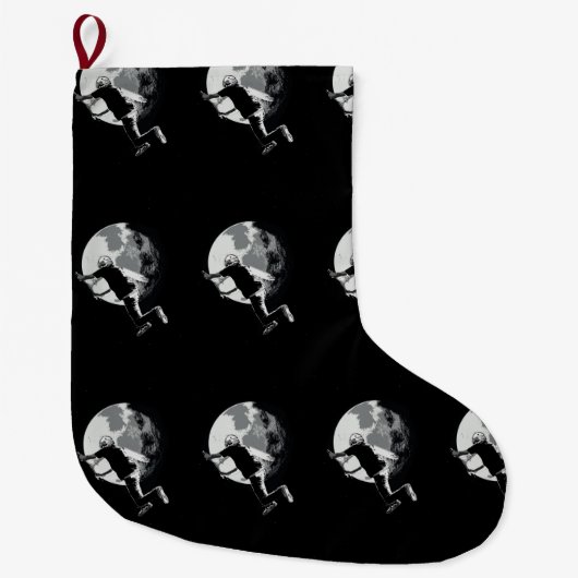 Grande Chaussette De Noël Tailing the Moon (Devant)