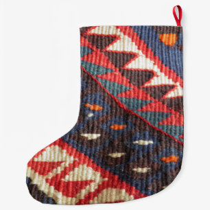 Grande Chaussette De Noël Tapis de Perse ethnique de Bohème exotique turc d