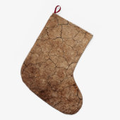 Grande Chaussette De Noël Terre sèche (Devant (Accrochage))